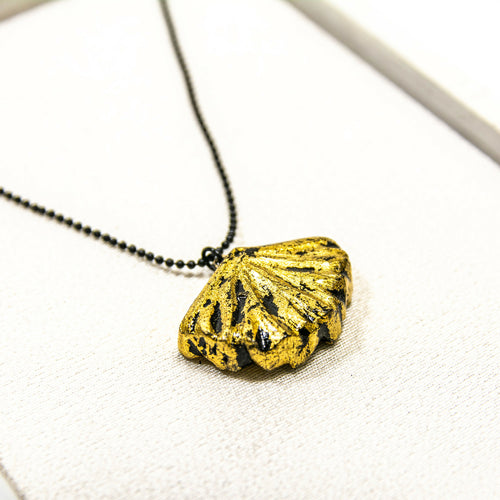 Collier KIN-KURO-HANA-GINKO - charcoal copie | EMPREINTES Paris - EMPREINTES Paris