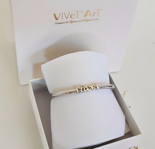 Bracelet flexible LOVE | EMPREINTES Paris - EMPREINTES Paris