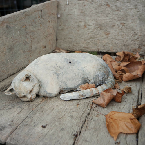 Sculpture Chat endormi | EMPREINTES Paris - EMPREINTES Paris