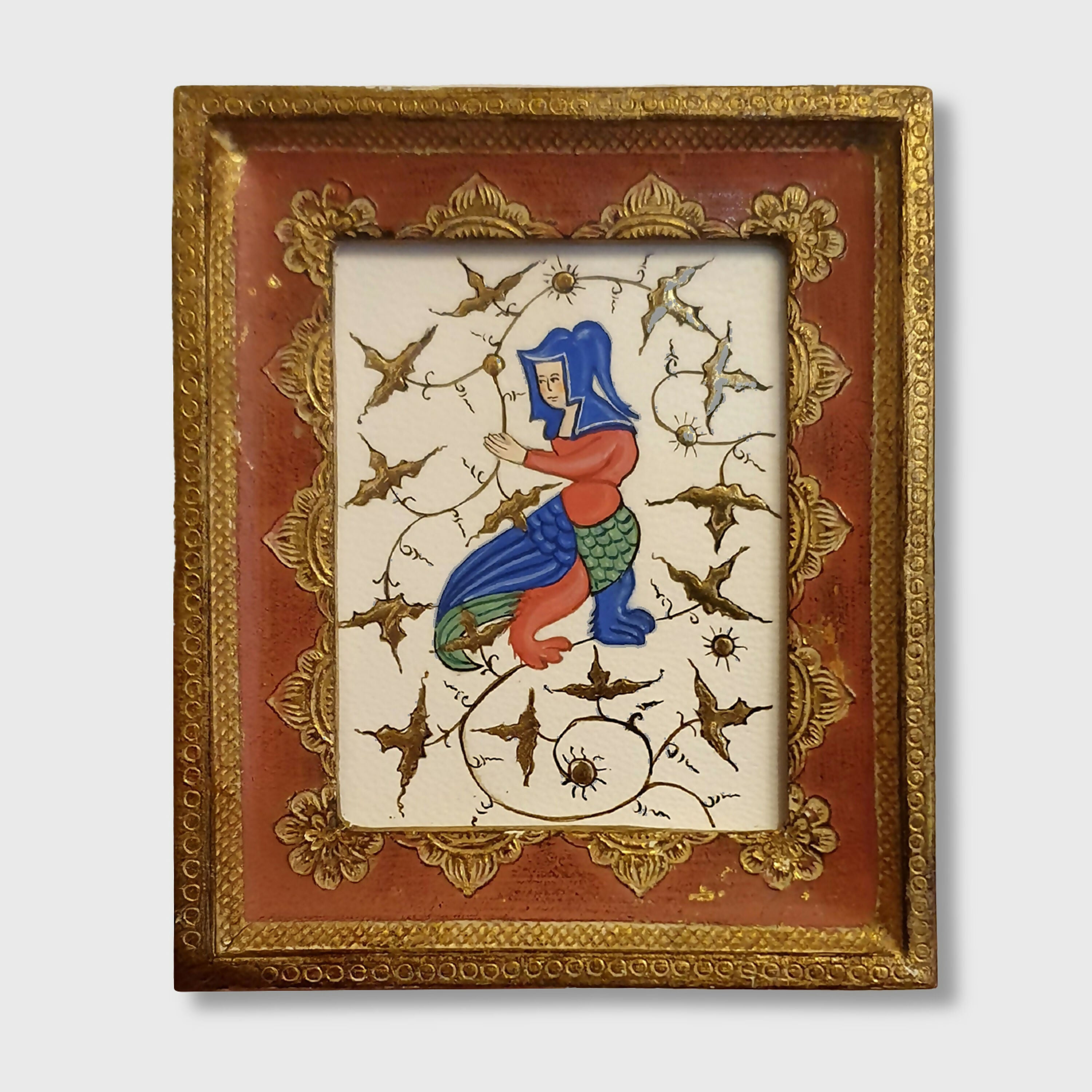 enluminure_femme_dragon_les_parchemins_dores_enluminure copie | EMPREINTES Paris