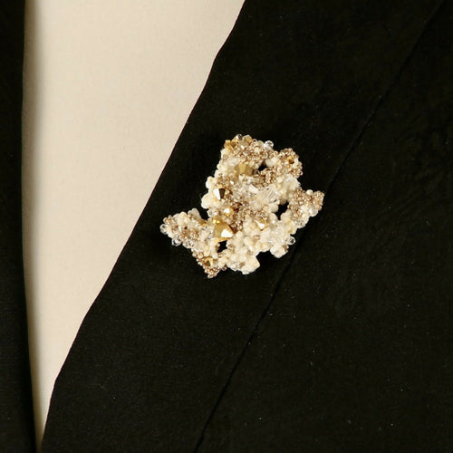 boche_corail_dore_sculpture_textile_a_porter_virginie_parrot copie | EMPREINTES Paris - EMPREINTES Paris