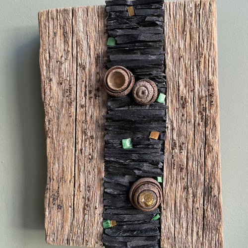 tableau_mosaique_nature_bois_ardoise_cupules_ii_musea_mosaique copie | EMPREINTES Paris - EMPREINTES Paris