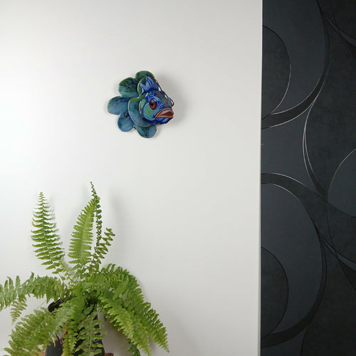 Sculpture poisson Alvin 3D – Pièce murale en émail | EMPREINTES Paris - EMPREINTES Paris