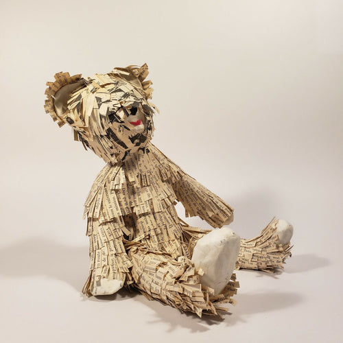 Sculpture papier Ourson assis | EMPREINTES Paris - EMPREINTES Paris