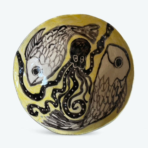 Coupelle avec poulpe et poissons | EMPREINTES Paris - EMPREINTES Paris