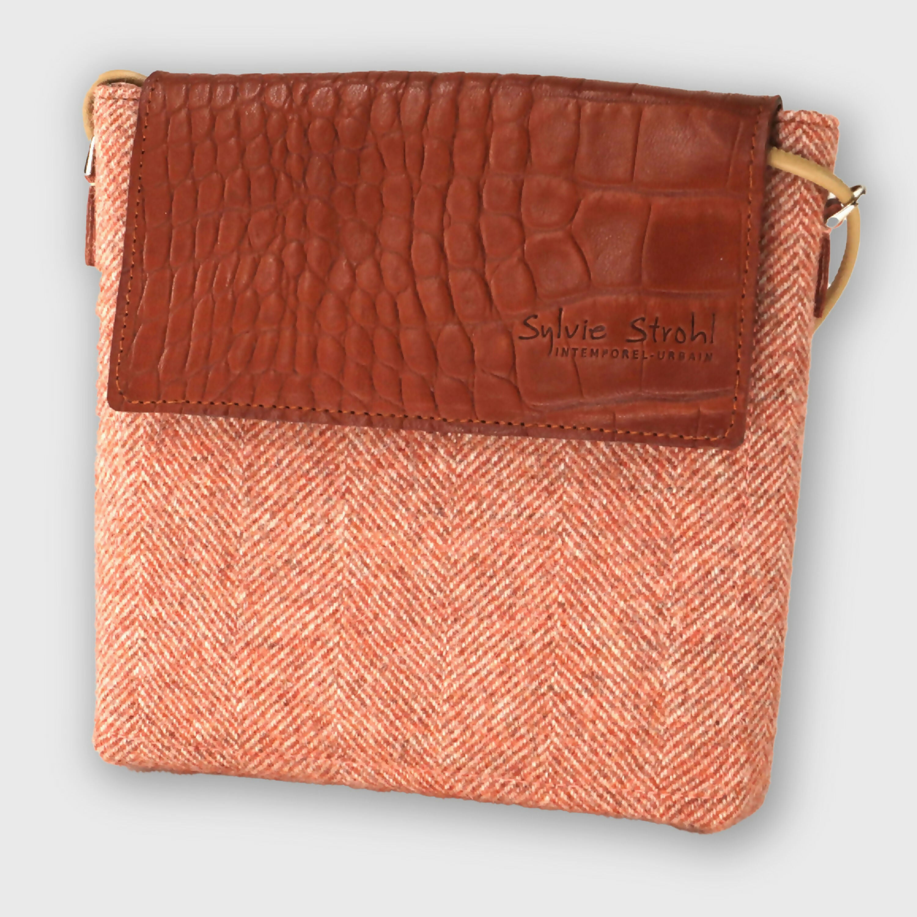 petit_sac_carre_en_tweed_rose_terre_de_sienne_sylvie_strohl copie | EMPREINTES Paris