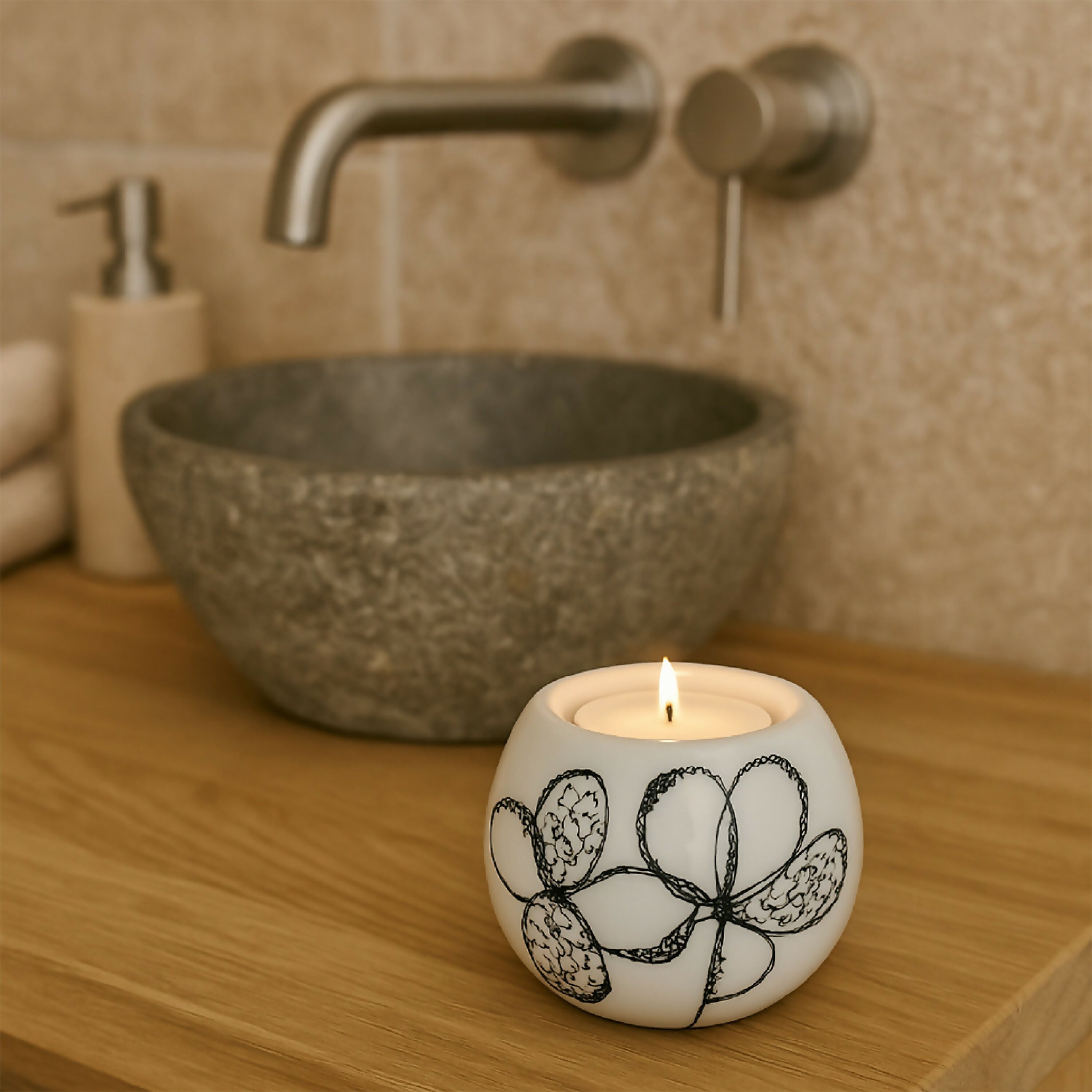 Bougeoir boule Flore | EMPREINTES Paris