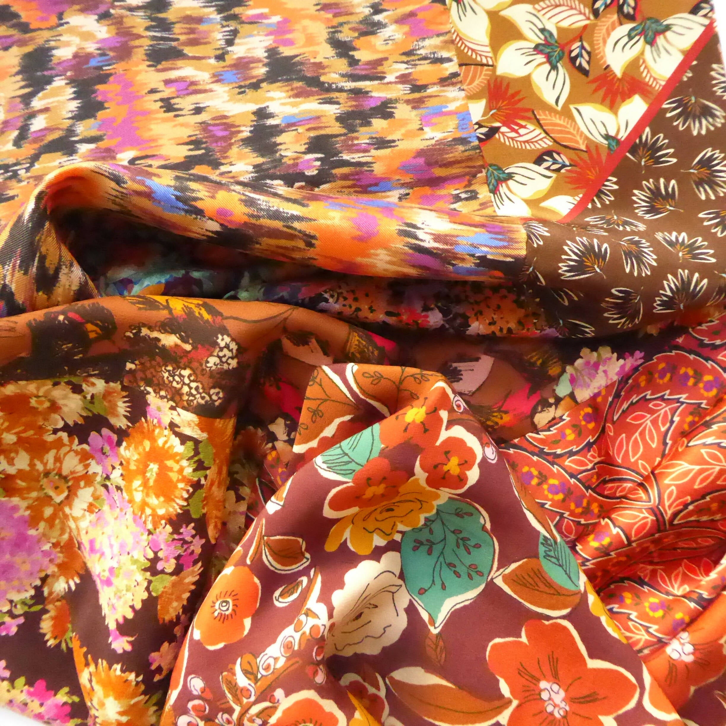 Étole soie automne | EMPREINTES Paris