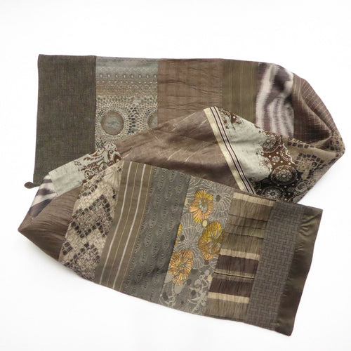 Écharpe intemporelle homme taupe-beige | EMPREINTES Paris - EMPREINTES Paris