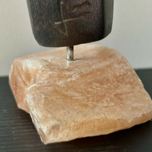 Figurine 15 en pierre calcaire de l'île de Ré, patiné bronze cuivré | EMPREINTES Paris - EMPREINTES Paris