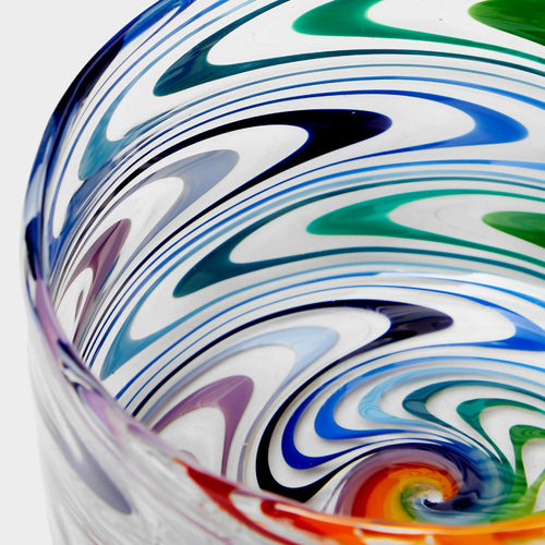 Bol filigrane multicolore wig wag - verrerie de gramat copie | EMPREINTES Paris - EMPREINTES Paris