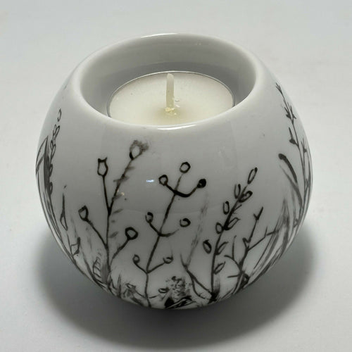 Bougeoir boule HERBES ET FLEURS CHAMPETRES 4 | EMPREINTES Paris - EMPREINTES Paris