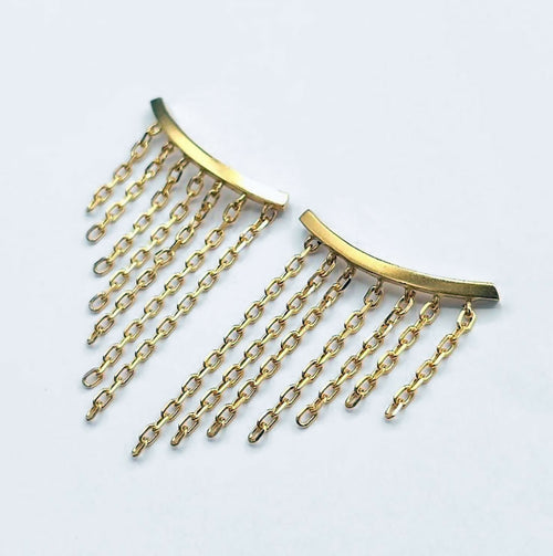 boucles_doreilles_grimpantes_chaines_dorees_a_part_bijoux copie | EMPREINTES Paris - EMPREINTES Paris