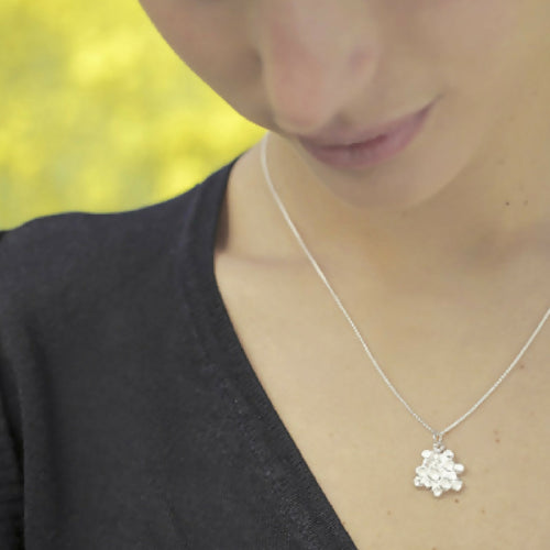 Collier en argent massif recyclé inspiré par l’écume de mer | EMPREINTES Paris - EMPREINTES Paris