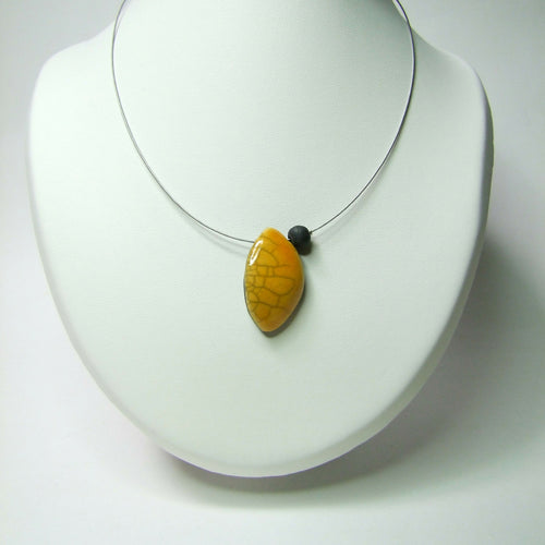 Collier Solo Lune jaune | EMPREINTES Paris - EMPREINTES Paris