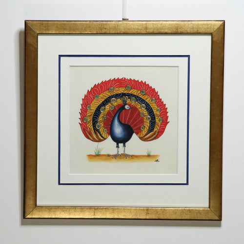 enluminure_le_paon_rouge_annie_bouyer_enluminure copie | EMPREINTES Paris - EMPREINTES Paris