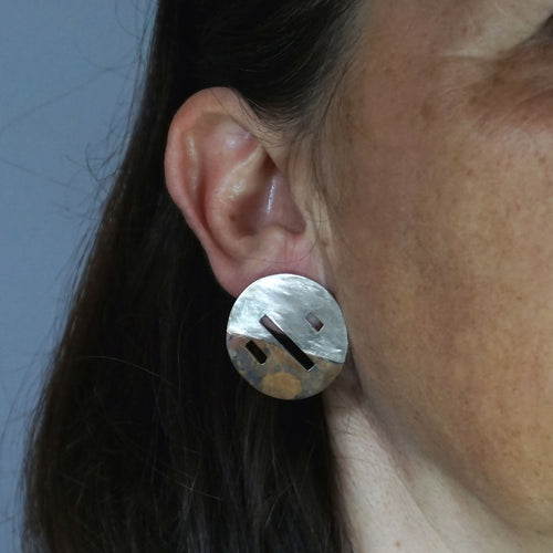 Boucles d’oreilles Argent et Bronze | EMPREINTES Paris - EMPREINTES Paris