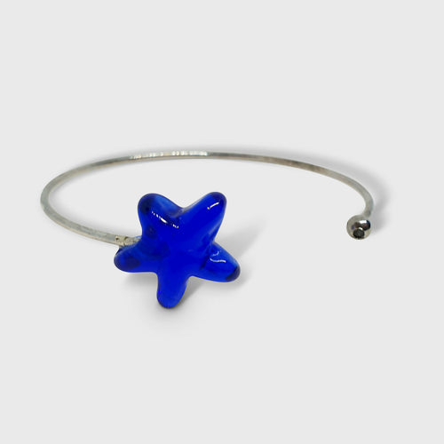 Bracelet jonc Etoile bleu nuit | EMPREINTES Paris - EMPREINTES Paris