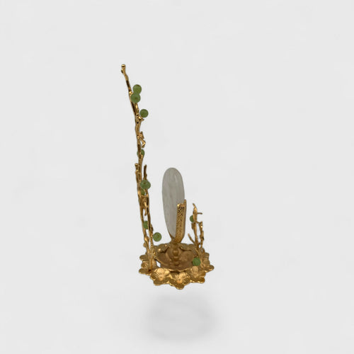 Sculpture miniature perroquet or et vert | EMPREINTES Paris - EMPREINTES Paris