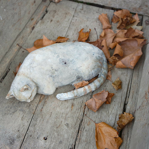 Sculpture Chat endormi | EMPREINTES Paris - EMPREINTES Paris