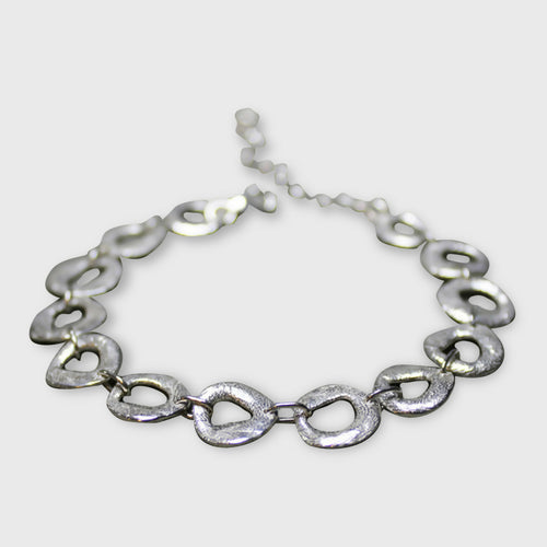 Bracelet en argent massif maillons petits cercles | EMPREINTES Paris - EMPREINTES Paris