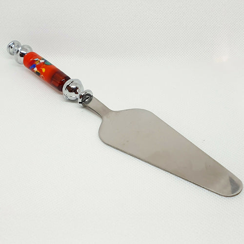 Pelle à tarte en verre de Murano couleurs multivitaminés | EMPREINTES Paris - EMPREINTES Paris