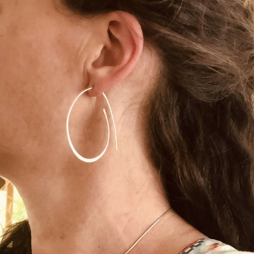 boucle goutte argent - atelier lor copie | EMPREINTES Paris - EMPREINTES Paris