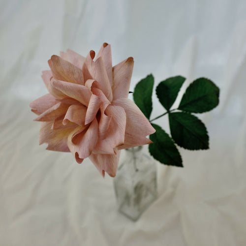 Rose en papier (couleur vieux rose) | EMPREINTES Paris - EMPREINTES Paris