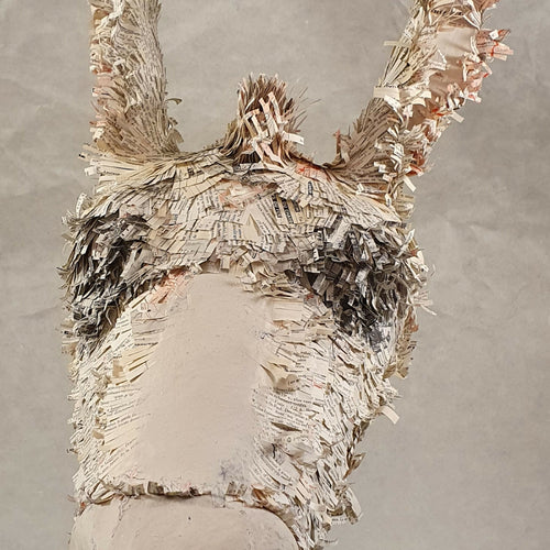 sculpture_papier_un_demi_ane_laurence_lehel copie | EMPREINTES Paris - EMPREINTES Paris