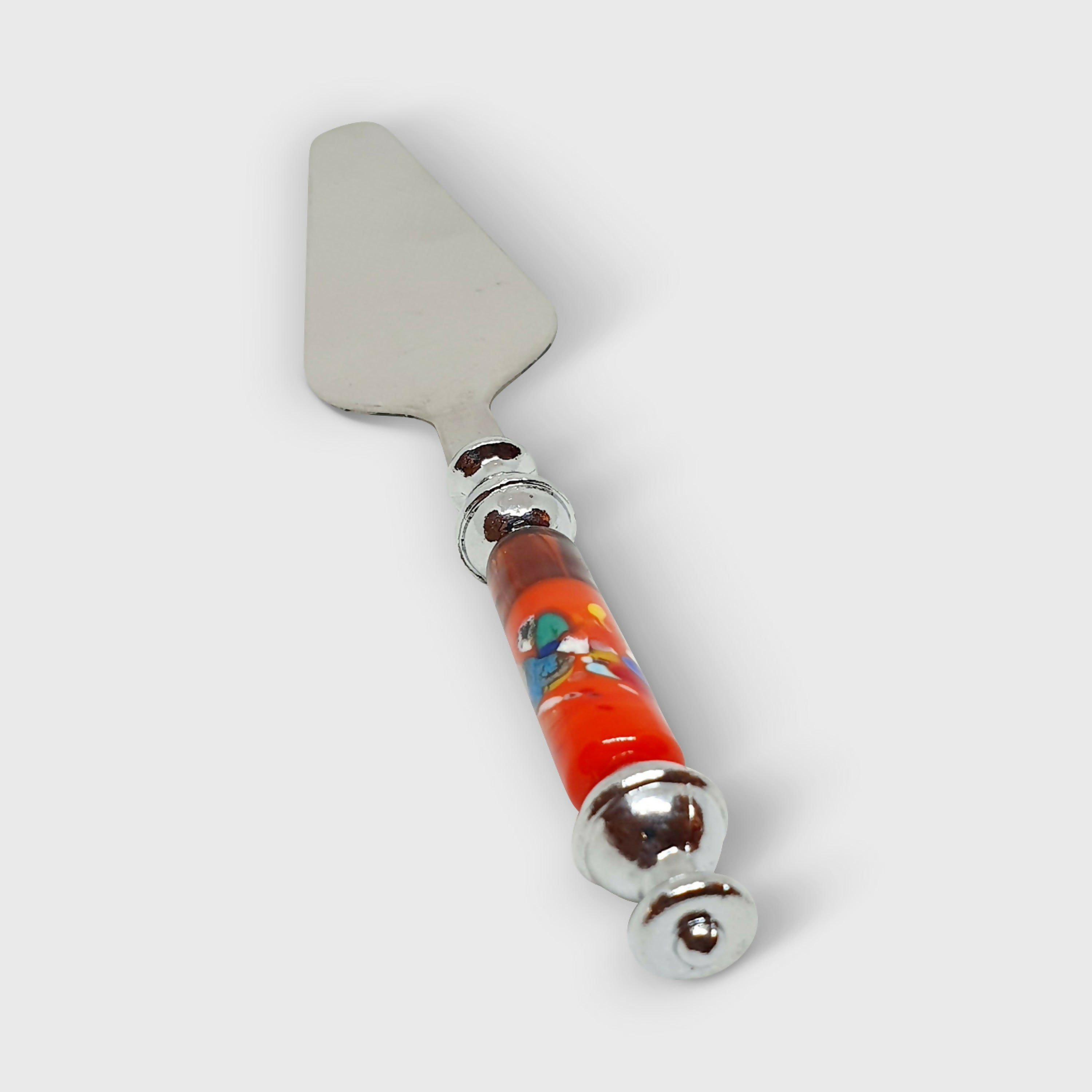 Pelle à tarte en verre de Murano couleurs multivitaminés | EMPREINTES Paris