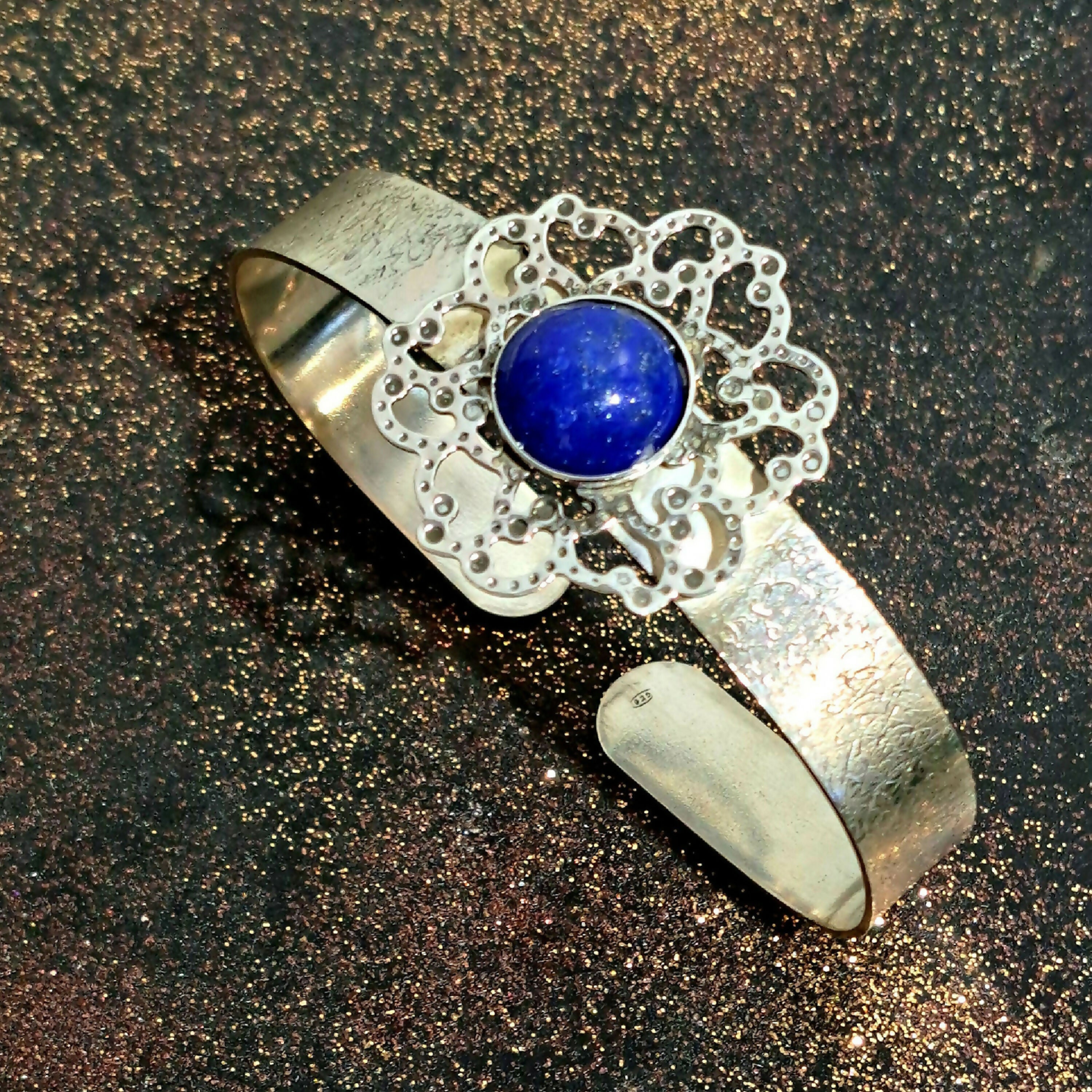 Bracelet argent lapis lazuli | EMPREINTES Paris | EMPREINTES Paris
