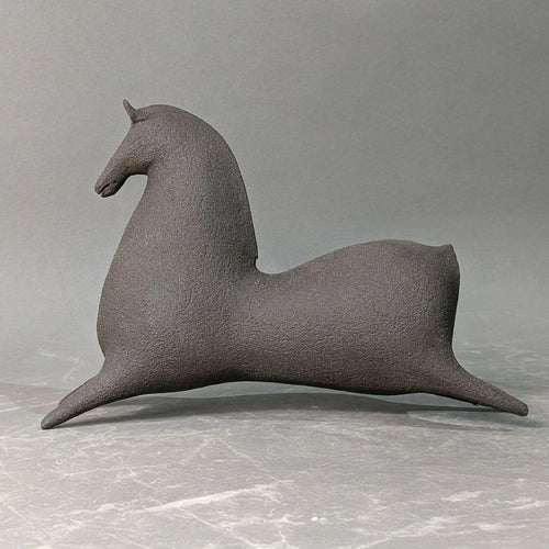 Sculpture Murale Mini Cheval III Noir 2 | EMPREINTES Paris - EMPREINTES Paris