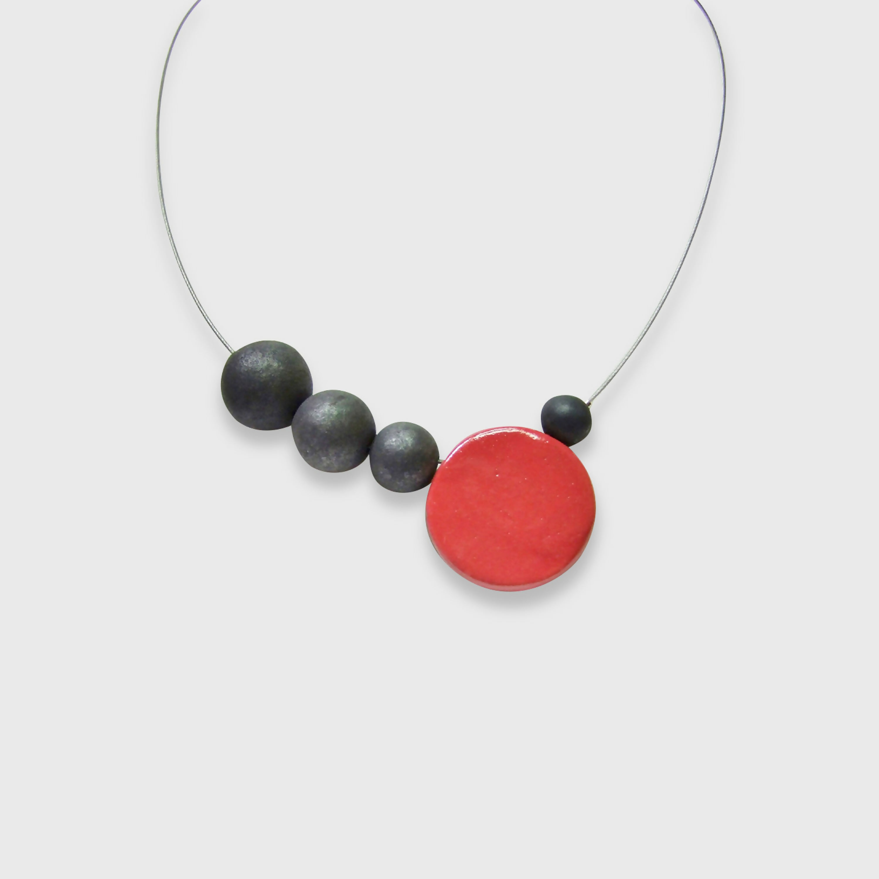 Collier décroissant rouge | EMPREINTES Paris