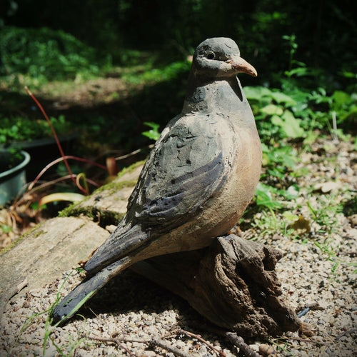 sculpture_pigeon_ramier_sur_bois_marie_helene_valladeh copie | EMPREINTES Paris - EMPREINTES Paris