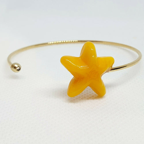 Bracelet jonc Etoile Moutarde | EMPREINTES Paris - EMPREINTES Paris