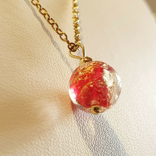 Collier en verre vénitien- 2 Coloris au choix | EMPREINTES Paris - EMPREINTES Paris