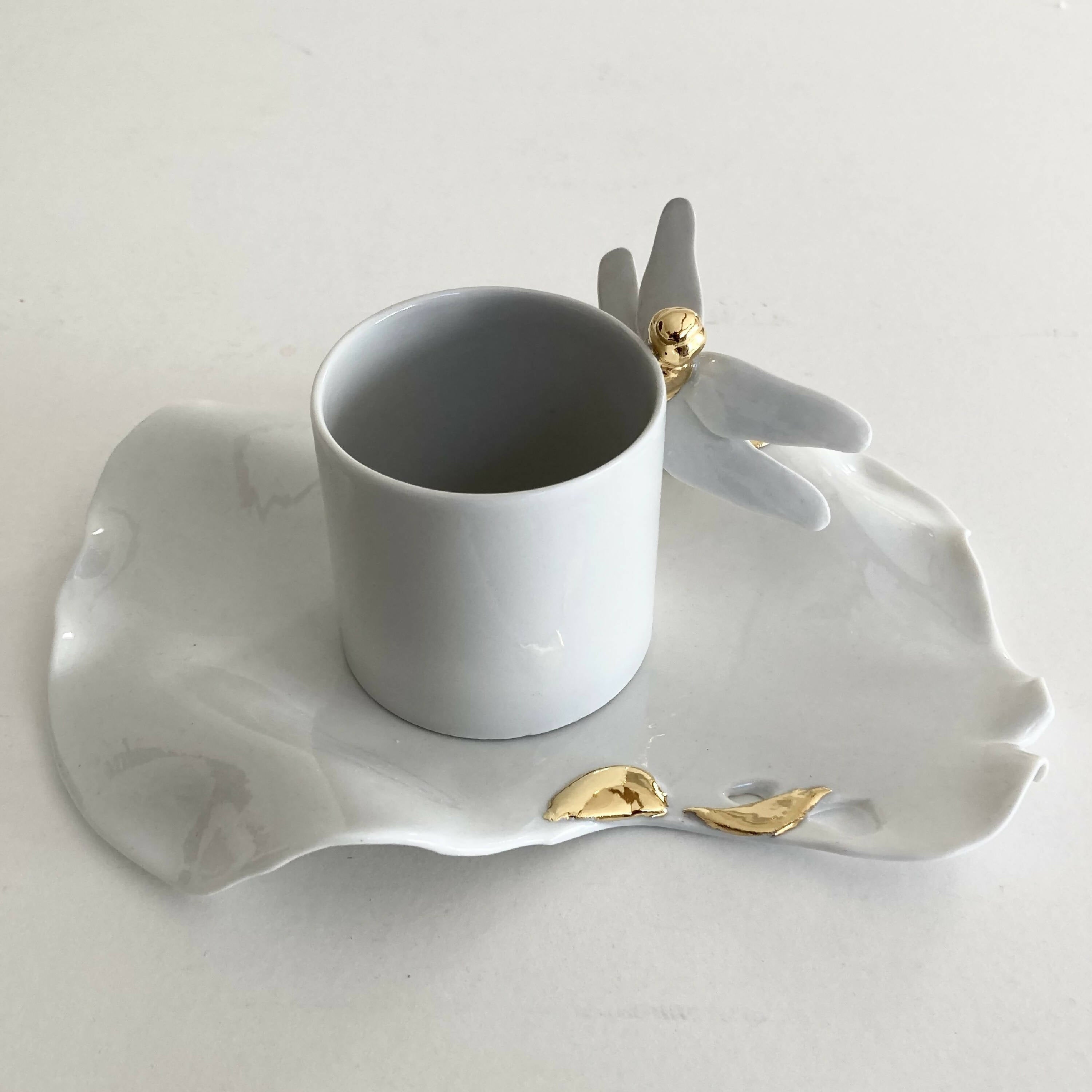 Tasse et soucoupe Libellule | EMPREINTES Paris