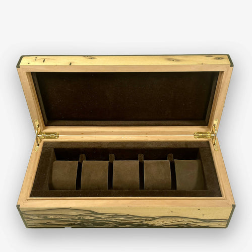 Coffret 5 montres en Ebène blanc | EMPREINTES Paris - EMPREINTES Paris