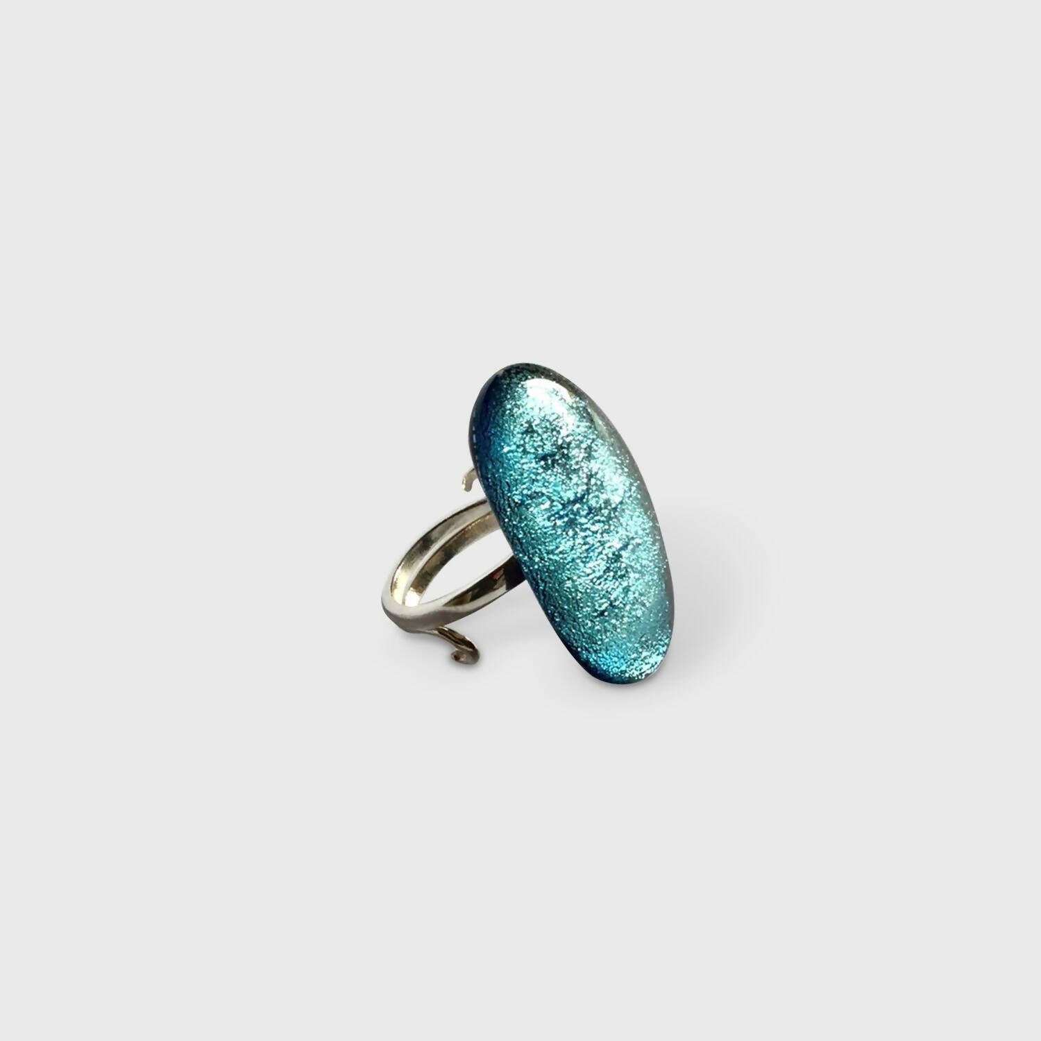 Bague FÈVE dicroic argent | EMPREINTES Paris