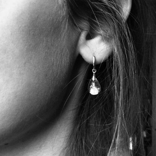 Boucles d'oreilles Perle clair et or | EMPREINTES Paris - EMPREINTES Paris