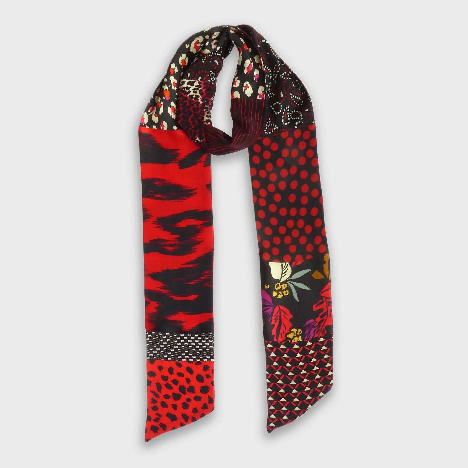 Maxi bandeau- rouge noir | EMPREINTES Paris