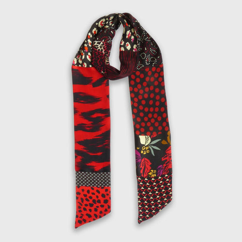 Maxi bandeau- rouge noir | EMPREINTES Paris - EMPREINTES Paris