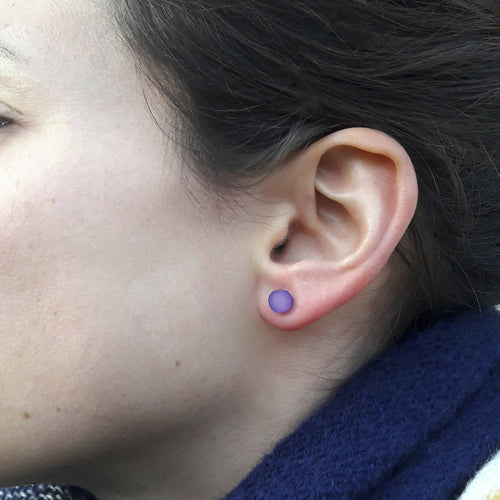 Boucles d'oreilles Couleur 6 mm | EMPREINTES Paris - EMPREINTES Paris