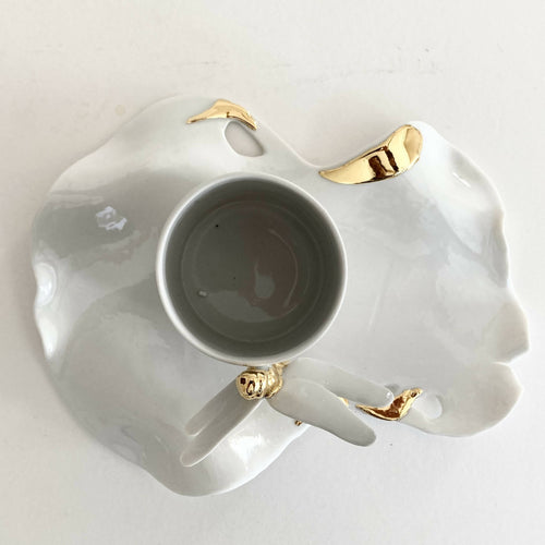 Tasse et soucoupe Libellule | EMPREINTES Paris - EMPREINTES Paris