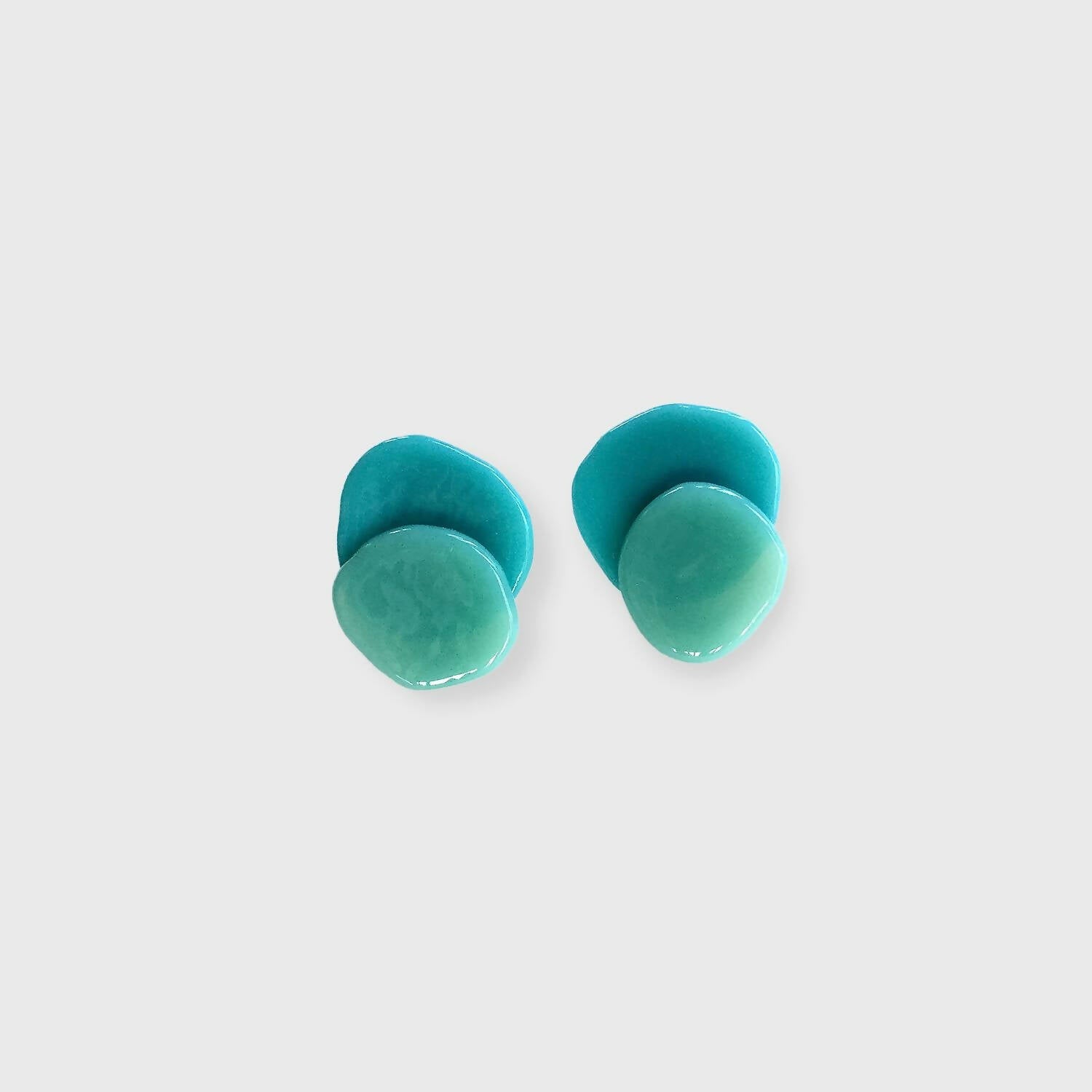 Boucles RICOCHET bleu vert | EMPREINTES Paris