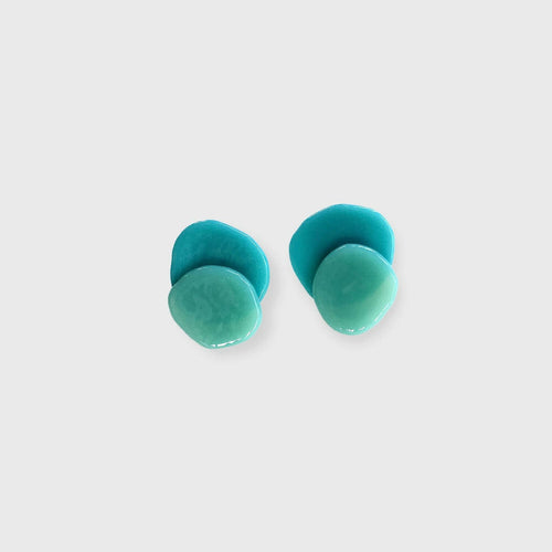 Boucles RICOCHET bleu vert | EMPREINTES Paris - EMPREINTES Paris