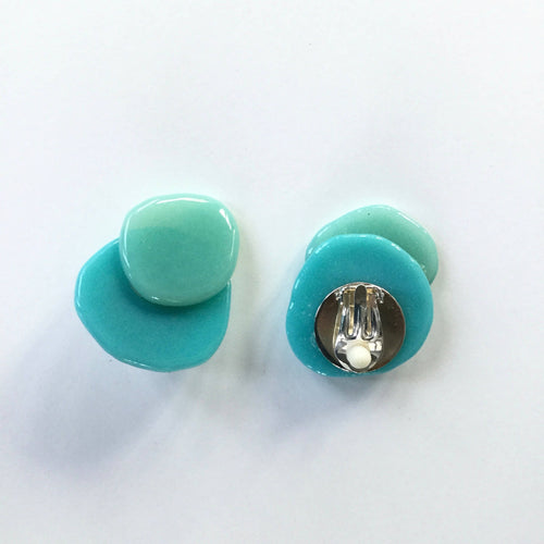 Boucles RICOCHET bleu vert | EMPREINTES Paris - EMPREINTES Paris