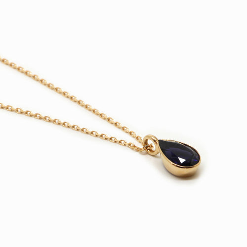 Collier poire Iolite | EMPREINTES Paris - EMPREINTES Paris