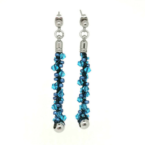 Boucles d'oreilles Tornade bleue | EMPREINTES Paris - EMPREINTES Paris