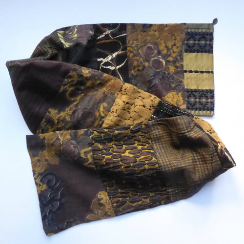 Écharpe hivernale ocre | EMPREINTES Paris - EMPREINTES Paris